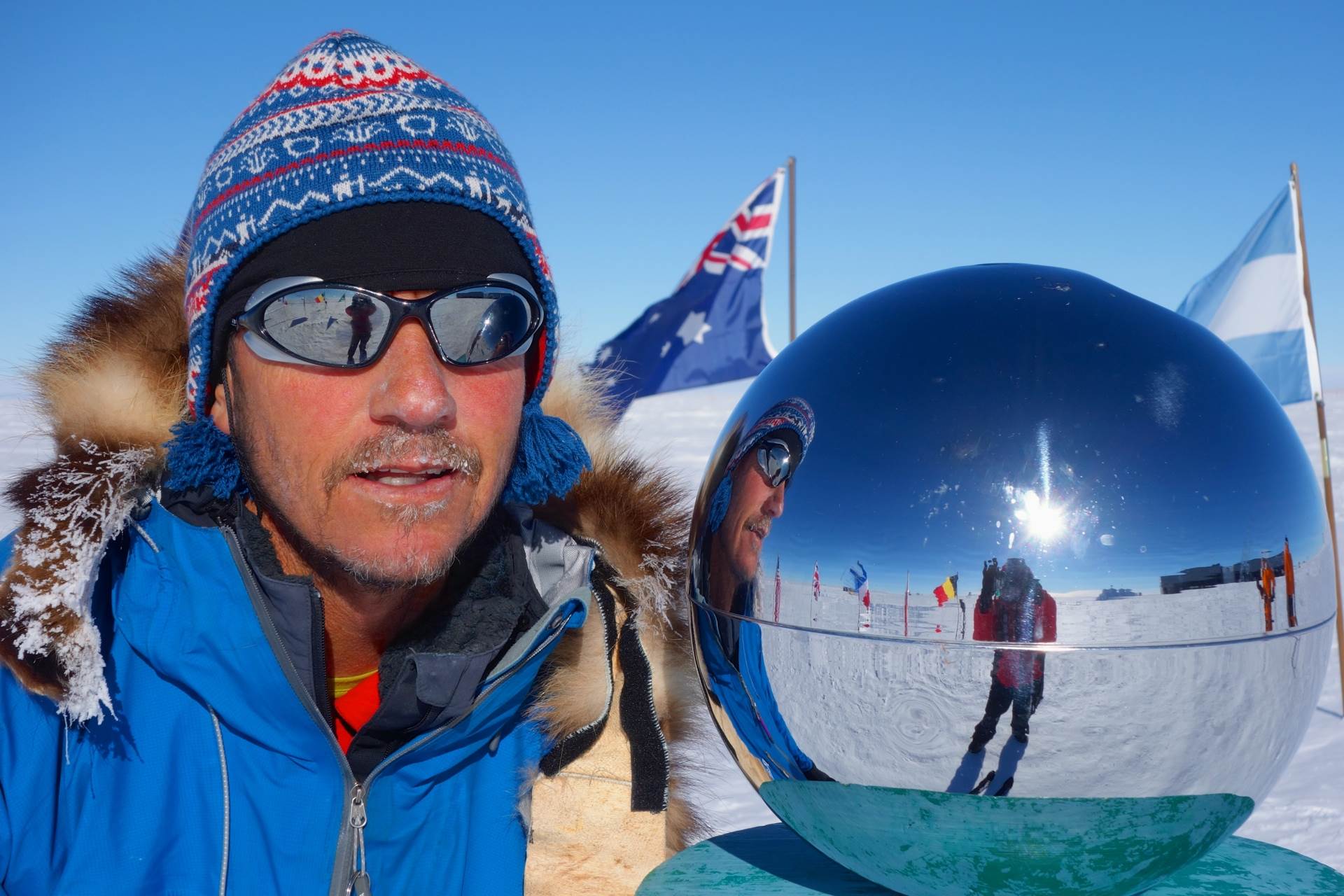 Andrew in Antarctica